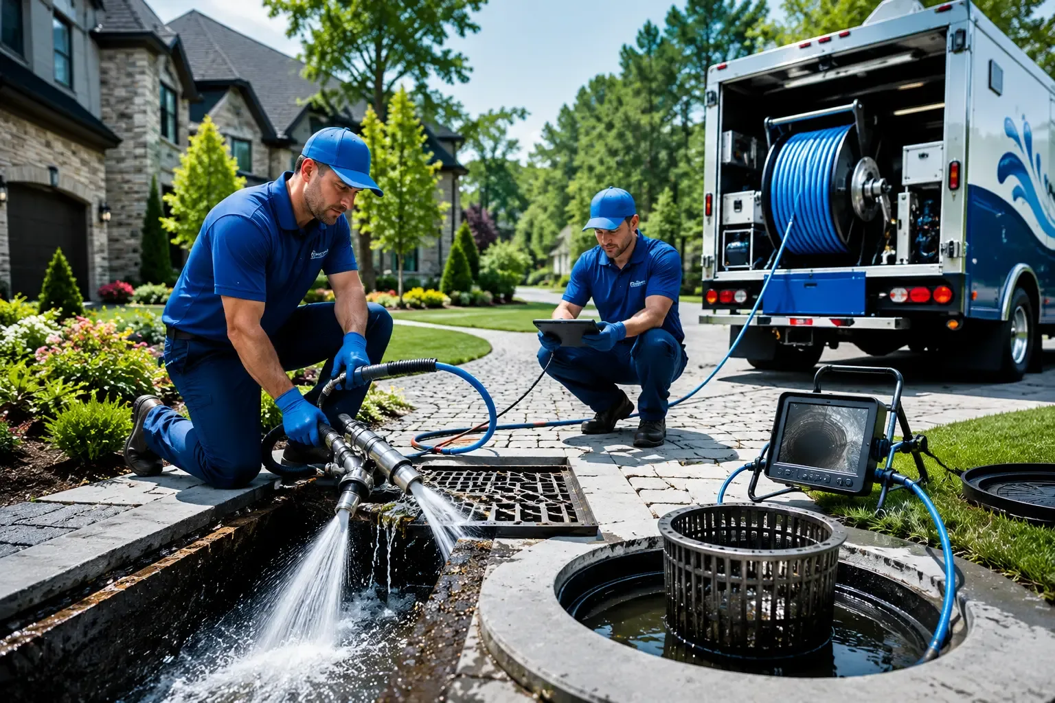 Local outdoor drain cleaning professionals in Sharon, MA